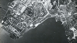 Aerial image of a city.